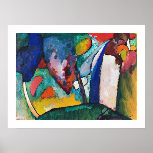 POSTER : KANDINSKY : THE WATERFALL (Front)