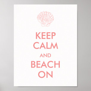 Poster - KEEP CALM BEACH