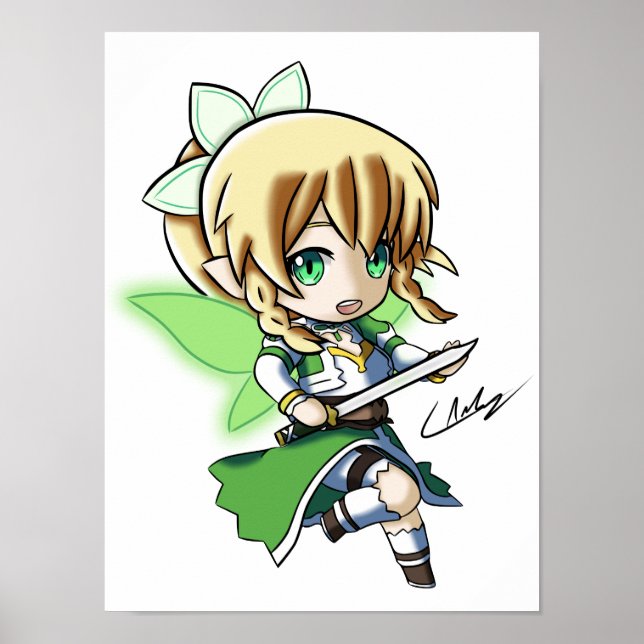 Poster Leafa Chibi (Front)