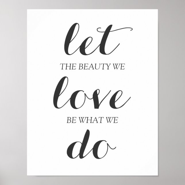 Poster - Let, Love, Do (Front)
