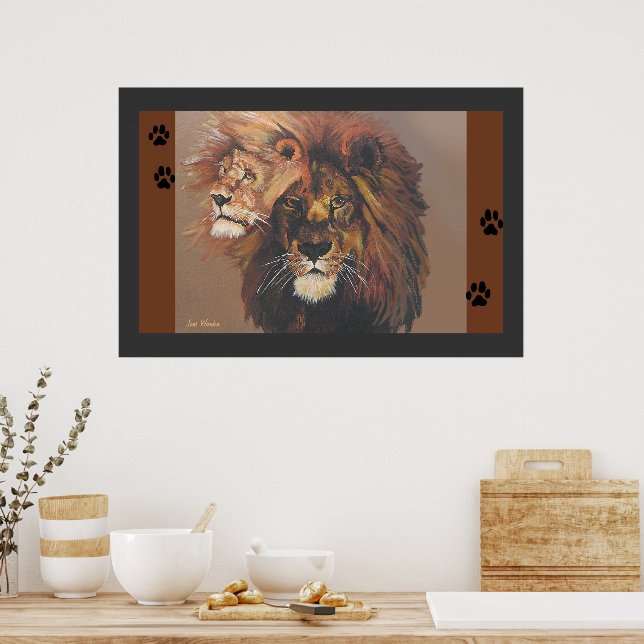 Poster - Lions (Kitchen)