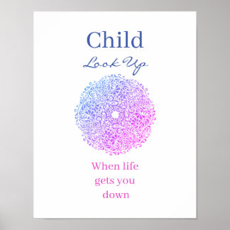 Poster-Look Up Child Poster