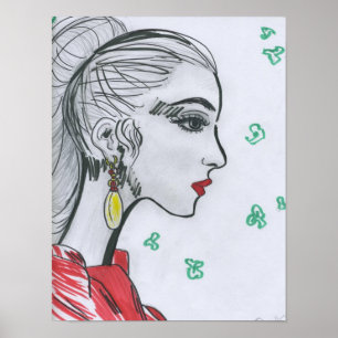 Poster Magazine Cover Illustration