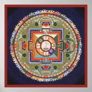 POSTER Mandala of Compassion -starting from $14.25