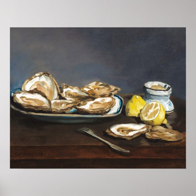POSTER : MANET : OYSTERS : 1864 - 65 (Front)