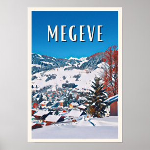 Poster Megève Ski Resort