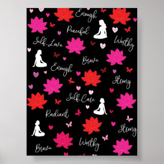 Poster | Modern Self-Love Line Art Print