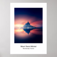 Poster - Mont Saint-Michel Normandy France
