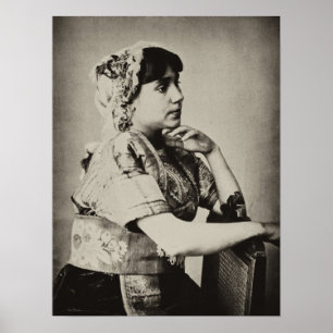 Poster:  Moorish Woman, Tangier, Morocco, 1898 Poster