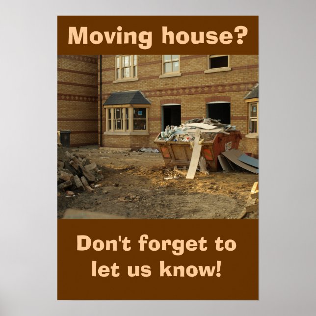 Poster: Moving house Poster (Front)