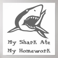 Poster  My Shark Ate My Homework