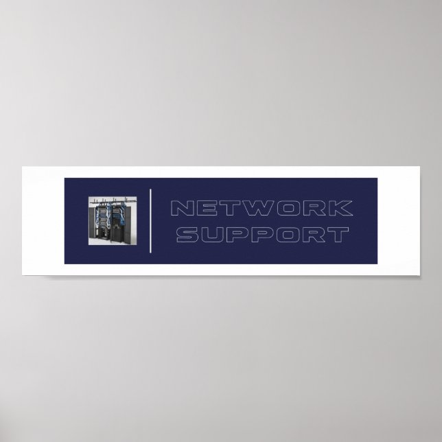 Poster Network Support (Front)