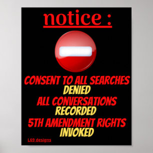 poster  "NOTICE..."