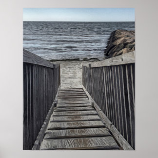 Poster of Cape Cod Beach - West Dennis