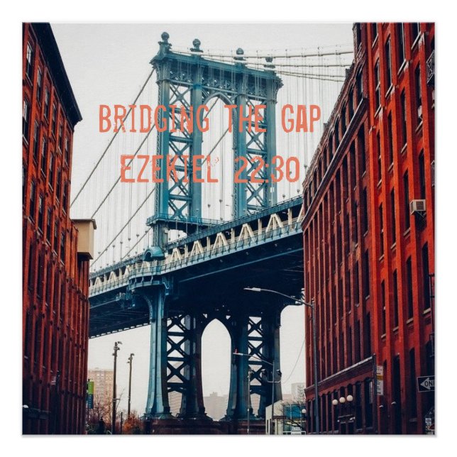 Poster of George Washington Bridge NYC (Front)