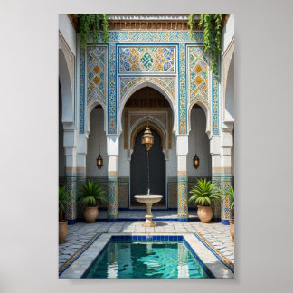 poster of Moroccan riad 