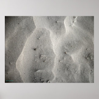 Poster of Quartz Sand Abstract from Siesta Keys