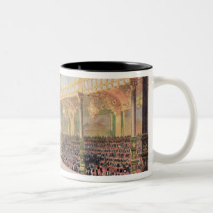 Poster of the Hippodrome de l'Alma Two-Tone Coffee Mug