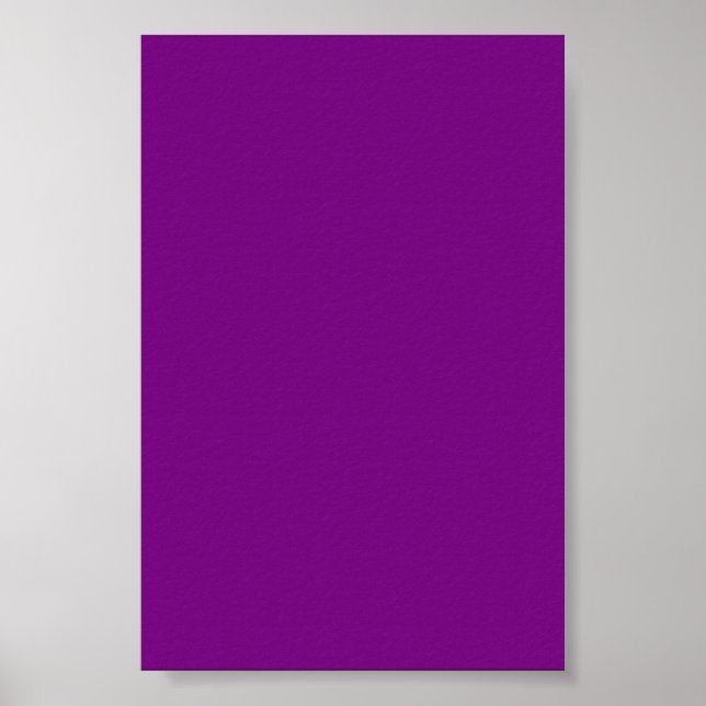 Poster or Canvas Print Dark Plum Purple Background (Front)