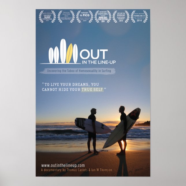 POSTER - OUT in the line-up (Front)