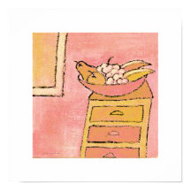 poster painting fruit bowl