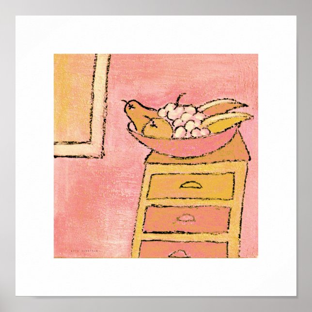poster painting fruit bowl (Front)
