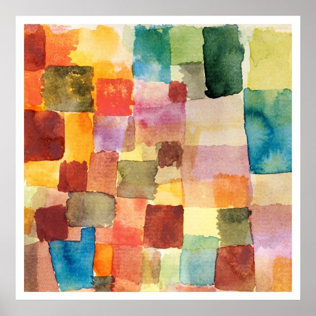 POSTER : PAUL KLEE : UNTITLED : 1914 (Front)