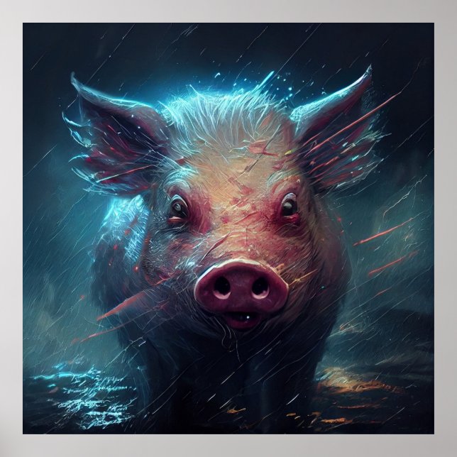 Poster pig (Front)