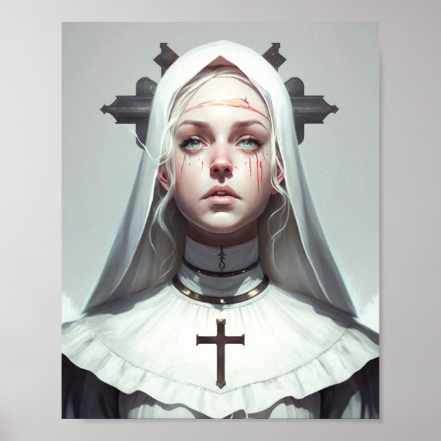 Poster Portrait of a Wonderful Creepy Nun (Front)