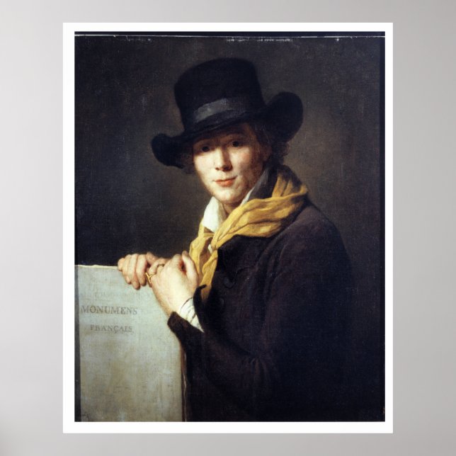 Poster Portrait of Alexandre Lenoir (Front)