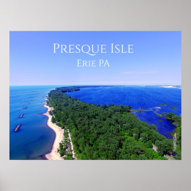 Poster - Presque Isle Erie PA (Front)