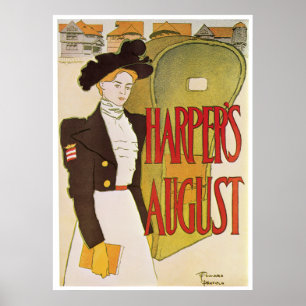Poster/Priint:  Harper's August - Edward Penfield Poster