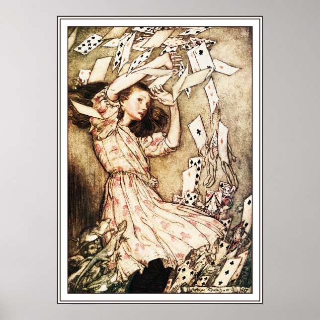 Poster/Print: Alice & the Pack of Cards Poster (Front)