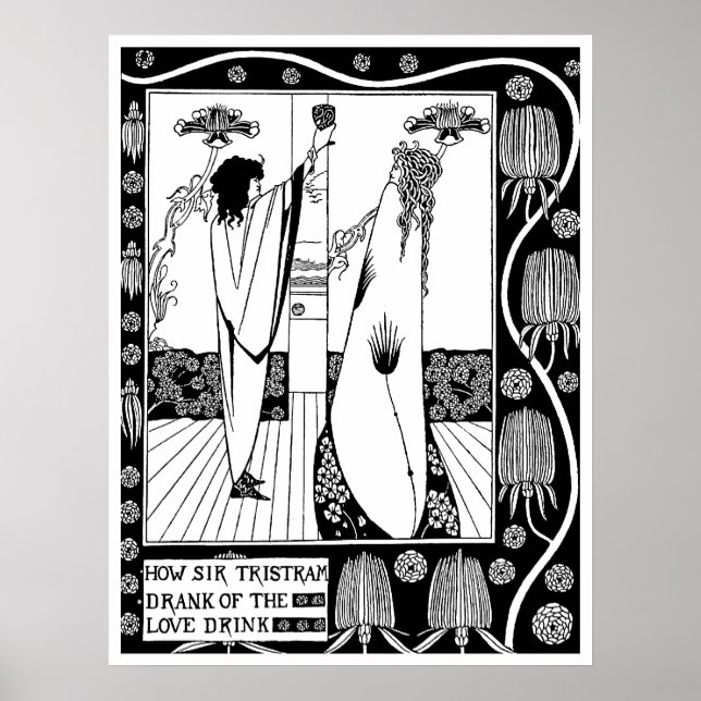 Poster/Print: Beardsley -The Love Drink Poster (Front)