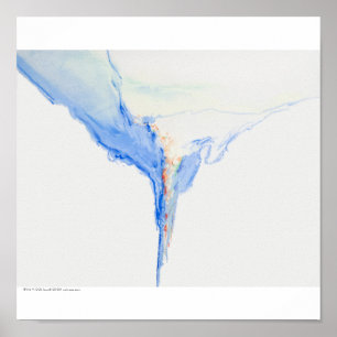 Poster/Print: "Blue Forms" Poster
