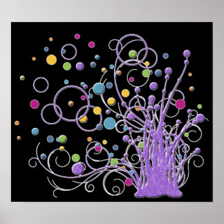 Poster Print: Bubble Tree