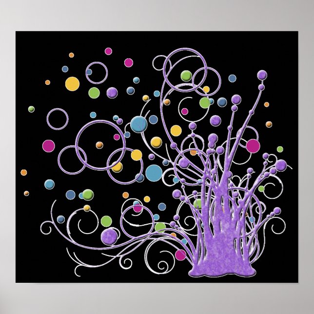 Poster Print: Bubble Tree (Front)