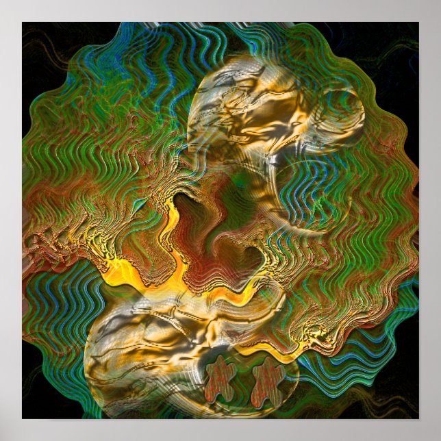 Poster Print: Changes in Topography (Front)