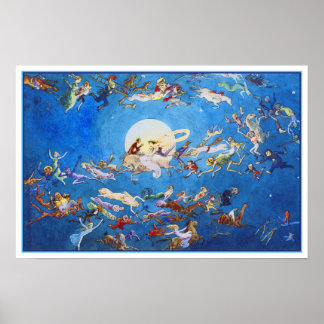Poster/Print: "Dance Around the Moon" by C. Doyle Poster