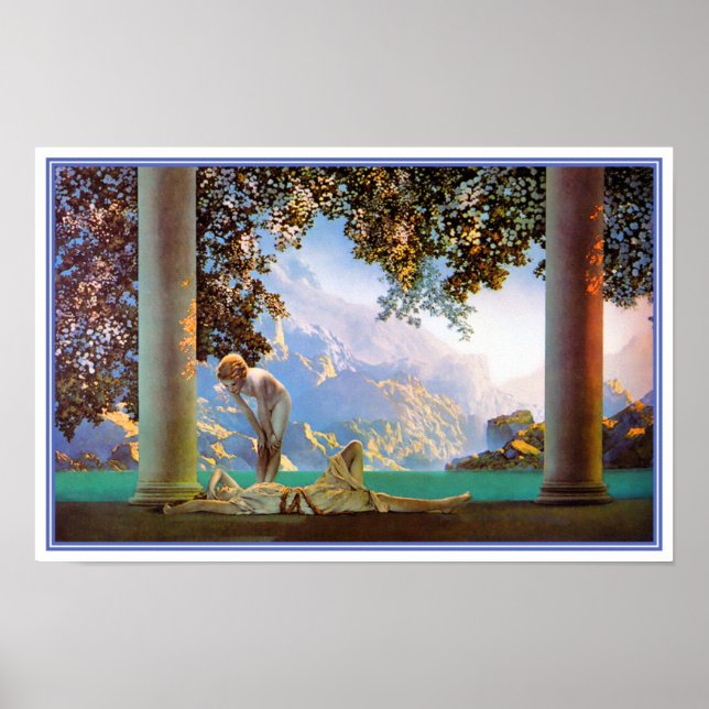Poster/Print: Daybreak - Maxfield Parrish Poster (Front)