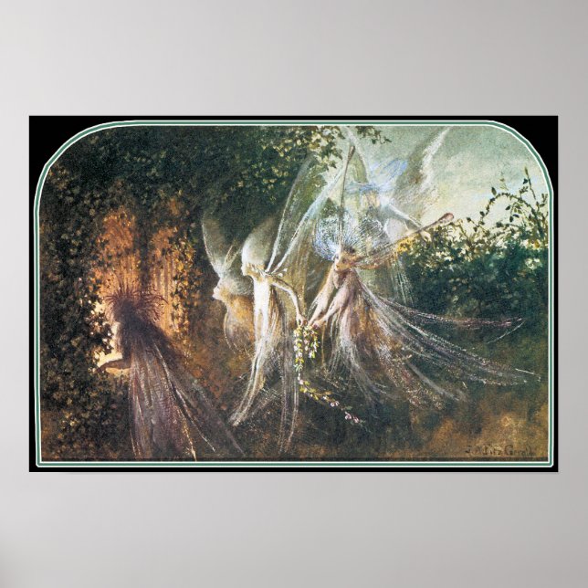Poster/Print: Fairies by John Anster Fitzgerald Poster (Front)