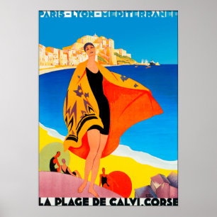 Poster/Print: French Riviera Poster