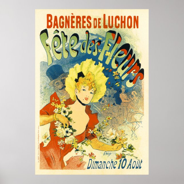 Poster/Print:  Jules Cheret Vintage Poster Art (Front)