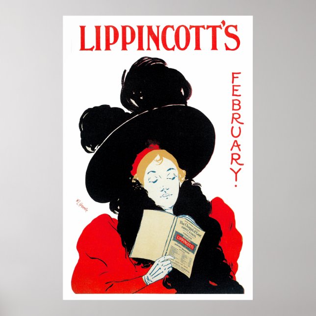 Poster Print: Lippincott's February (Front)
