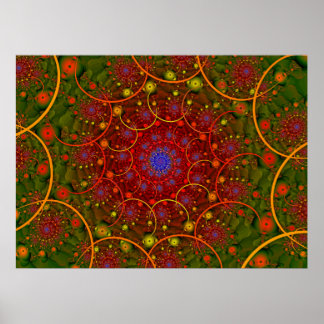 Poster/Print: October Fractal Poster
