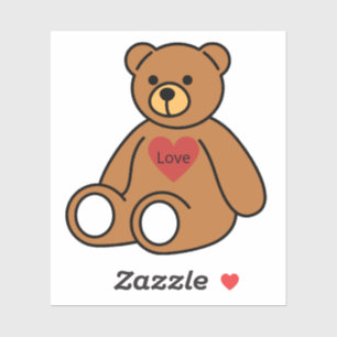 Poster / Print "Tender Teddy Bear"