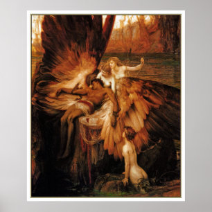 Poster Print: The Lament for Icarus by H. Draper