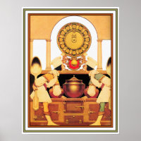 Poster/Print: Two Pastry Cooks - Maxfield Parrish