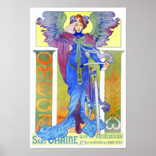 Poster/Print:  Vintage Bicycle Ad - Henri Thiriet Poster