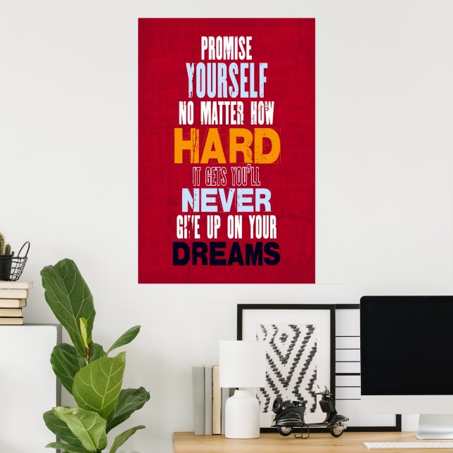 Poster - Promise Yourself (Home Office)
